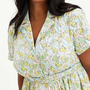 Torrid Dress Torrid Disney Dress Tinkerbell Dress Plus Size Dress 16 18